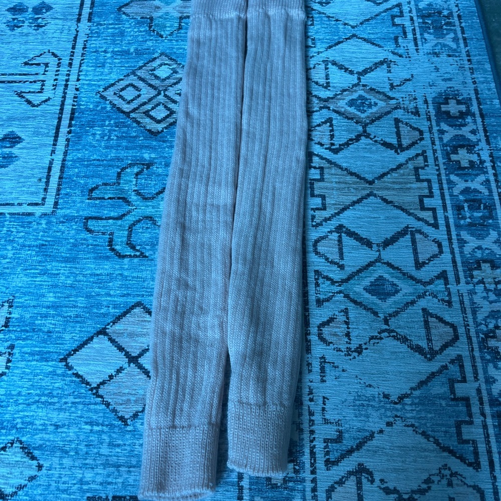 Amazon Beige Knit Leg Warmers